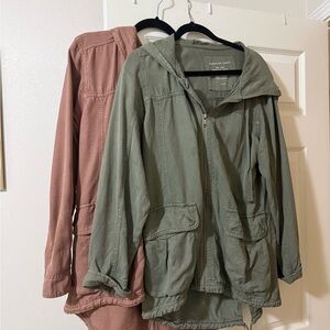 American Eagle Olive Green Jacket